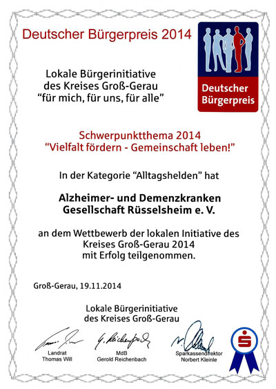 Deutscher Bürgerpreis 2014